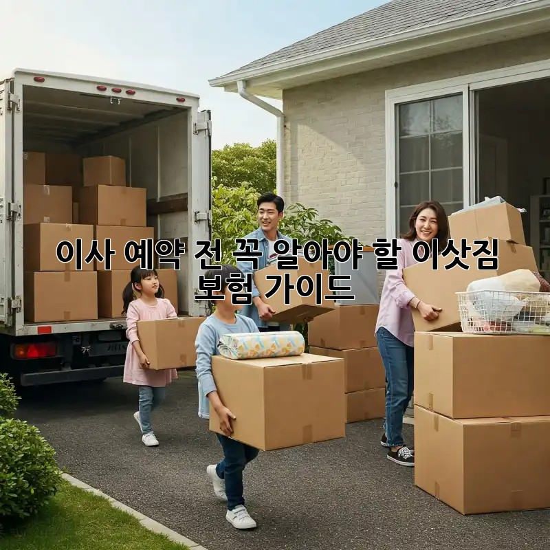 이사 예약 전 꼭 알아야 할 이삿짐 보험 가이드