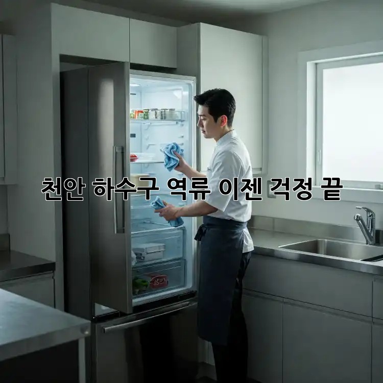 천안 하수구 역류? 이젠 걱정 끝!