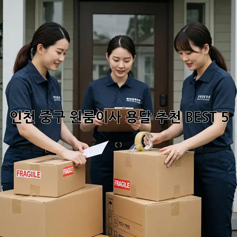인천 중구 원룸이사? 용달 추천 BEST 5!