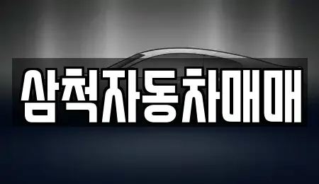 강원 삼척시 오사동 중고차 전문 삼척자동차매매