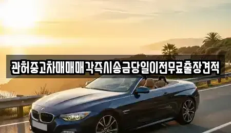 강원 춘천시 죽림동 중고차매매 전문 관허중고차매매매각즉시송금당일이전무료출장견적