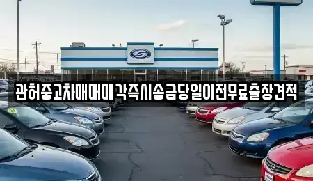 강원특별자치도 원주시 반곡동 중고차매매 전문 관허중고차매매매각즉시송금당일이전무료출장견적