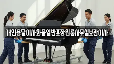 개인용달이사화물일반포장원룸사무실보관이사