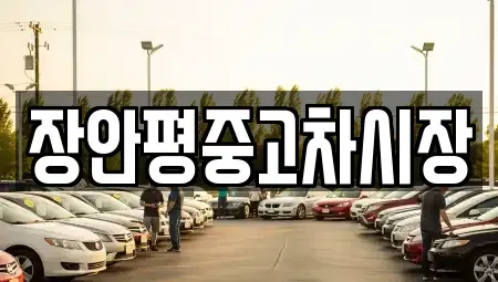 경기 광주시 남종면 중고차 전문 장안평중고차시장