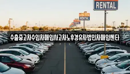 경기 광주시 장지동 중고차매입 전문 수출중고차수입차매입사고차노후경유차법인차매입센타