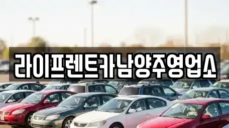 경기 구리시 사노동 렌트카 전문 라이프렌트카남양주영업소