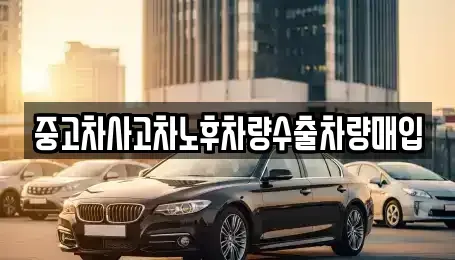 경기 구리시 사노동 중고차매입 전문 중고차사고차노후차량수출차량매입