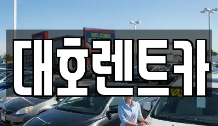 경기 안성시 도기동 렌트카 전문 대호렌트카