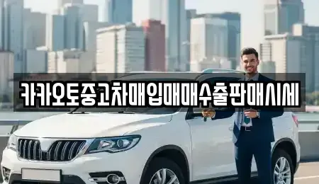경기 안성시 도기동 중고차매입 전문 카카오토중고차매입매매수출판매시세