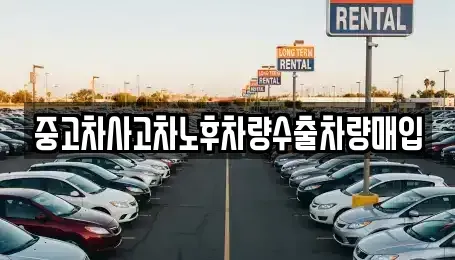 경기 양평군 서종면 중고차 전문 중고차사고차노후차량수출차량매입