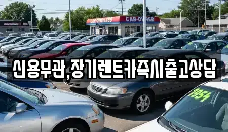 경기 파주시 상지석동 장기렌트카 전문 신용무관,장기렌트카즉시출고상담
