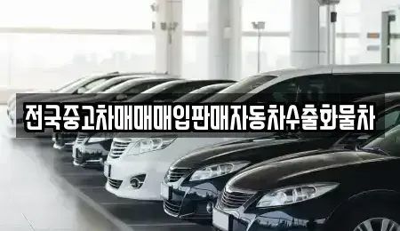 경기 파주시 상지석동 중고차 전문 전국중고차매매매입판매자동차수출화물차