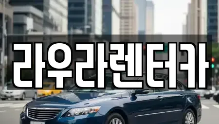 경기 하남시 하산곡동 렌트카 전문 라우라렌터카