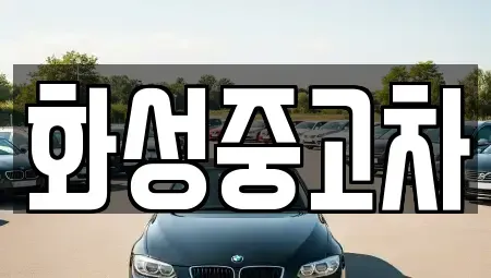 경기 화성시 향남읍 중고차 전문 화성중고차
