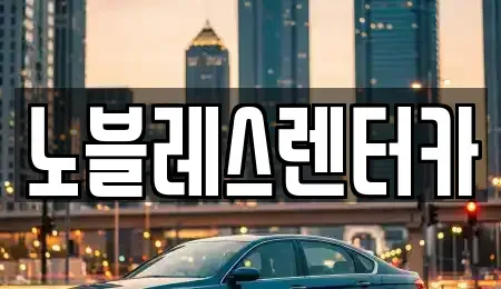 경기도 김포시 대곶면 렌트카 전문 노블레스렌터카