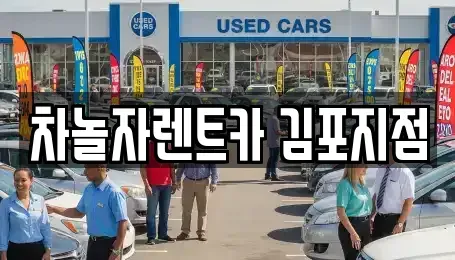 경기도 김포시 대곶면 렌트카 전문 차놀자렌트카 김포지점