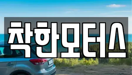 경기도 김포시 대곶면 중고차 전문 착한모터스