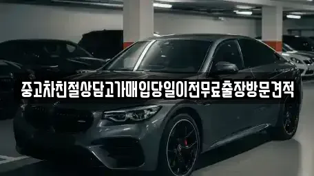 경기도 남양주시 진건읍 중고차매입 전문 중고차친절상담고가매입당일이전무료출장방문견적