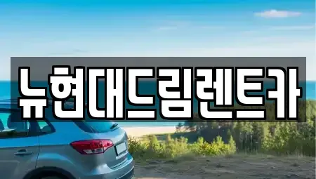 경기도 부천시 오정구 대장동 렌트카 전문 뉴현대드림렌트카