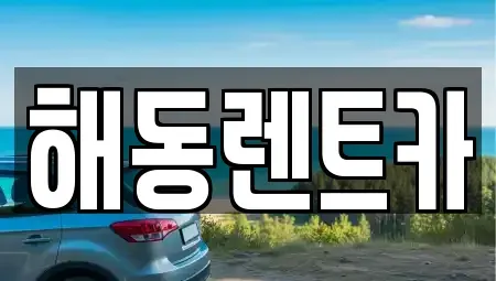 경기도 부천시 원미구 소사동 렌트카 전문 해동렌트카