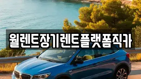 경기도 부천시 원미구 소사동 장기렌트카 전문 월렌트장기렌트플랫폼직카