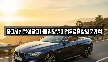 경기도 부천시 원미구 소사동 중고차매매 전문 중고차친절상담고가매입당일이전무료출장방문견적