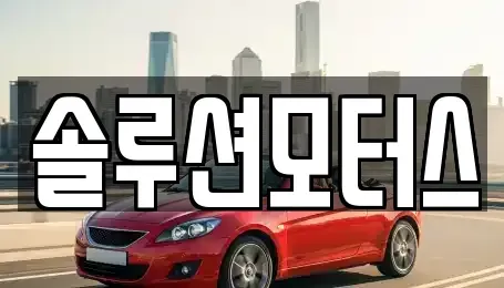 경기도 성남시 수정구 신촌동 단기렌트카 전문 솔루션모터스