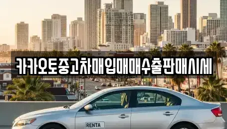 경기도 성남시 수정구 신촌동 중고차매입 전문 카카오토중고차매입매매수출판매시세