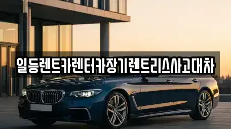 경기도 안산시 단원구 대부남동 렌트카 전문 일등렌트카렌터카장기렌트리스사고대차