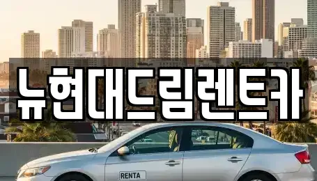 경기도 안산시 상록구 팔곡일동 렌트카 전문 뉴현대드림렌트카