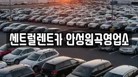 경기도 안성시 원곡면 단기렌트카 전문 센트럴렌트카 안성원곡영업소