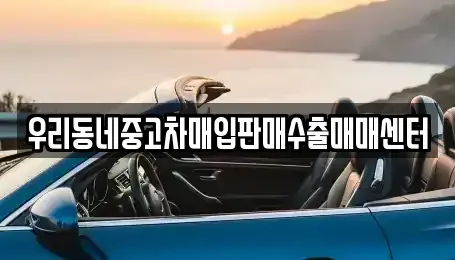 경기도 안성시 원곡면 중고차매입 전문 우리동네중고차매입판매수출매매센터