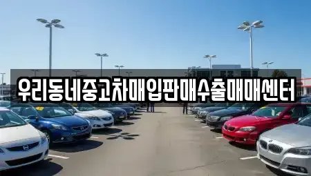 경기도 여주시 금사면 중고차 전문 우리동네중고차매입판매수출매매센터