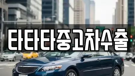 경기도 여주시 금사면 중고차 전문 타타타중고차수출