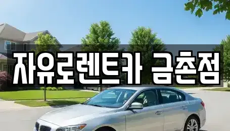 경기도 파주시 와동동 렌트카 전문 자유로렌트카 금촌점