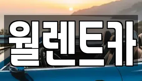 경기도 평택시 평택동 렌트카 전문 월렌트카