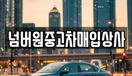 경기도 하남시 중고차매입 전문 넘버원중고차매입상사