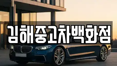 경남 김해시 풍유동 중고차매매 전문 김해중고차백화점