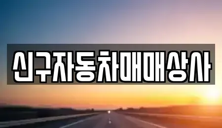 경남 사천시 신수동 중고차 전문 신구자동차매매상사