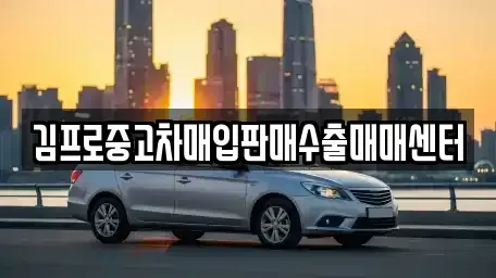 경남 창원시 마산합포구 월남동4가 중고차매입 전문 김프로중고차매입판매수출매매센터