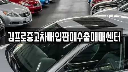 경남 창원시 의창구 반계동 중고차매입 전문 김프로중고차매입판매수출매매센터