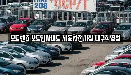 경북 경산시 대정동 중고차매매 전문 오토핸즈 오토인사이드 자동차전시장 대구직영점