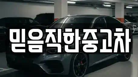 경북 구미시 상모동 중고차매매 전문 믿음직한중고차
