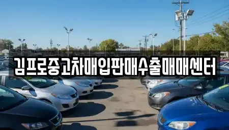 경북 구미시 상모동 중고차매입 전문 김프로중고차매입판매수출매매센터