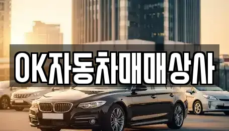 경상남도 남해군 남해읍 중고차 전문 OK자동차매매상사