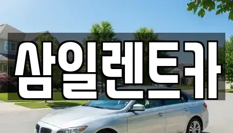 경상남도 창원시 진해구 두동 렌트카 전문 삼일렌트카