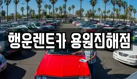 경상남도 창원시 진해구 두동 렌트카 전문 행운렌트카 용원진해점