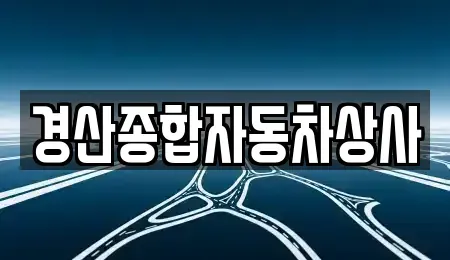 경상북도 경산시 압량읍 중고차 전문 경산종합자동차상사