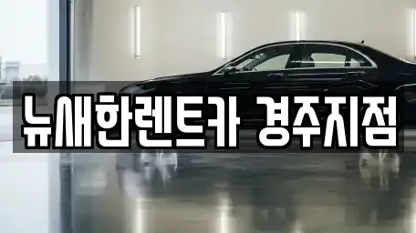 경상북도 경주시 동천동 렌트카 전문 뉴새한렌트카 경주지점