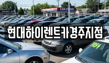 경상북도 경주시 동천동 렌트카 전문 현대하이렌트카경주지점